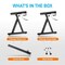 Pyle Heavy Duty Keyboard Stand, Digital Piano Stand, Height Adjustable PKST38 - alternate 2